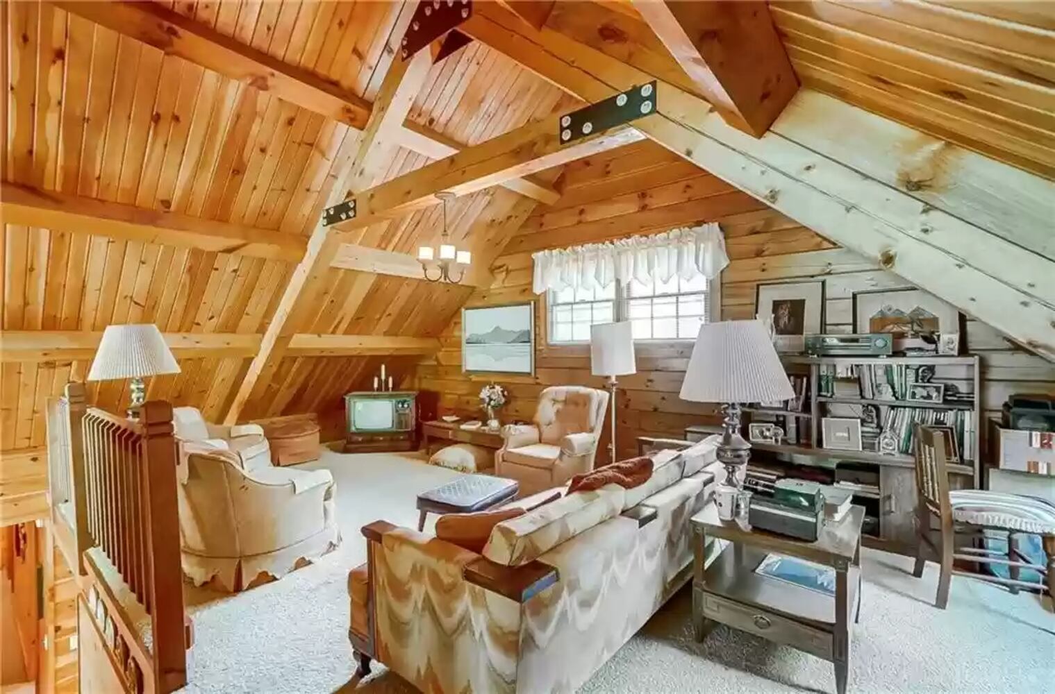 PHOTOS: Custom log-cabin style home listed near New Carlisle