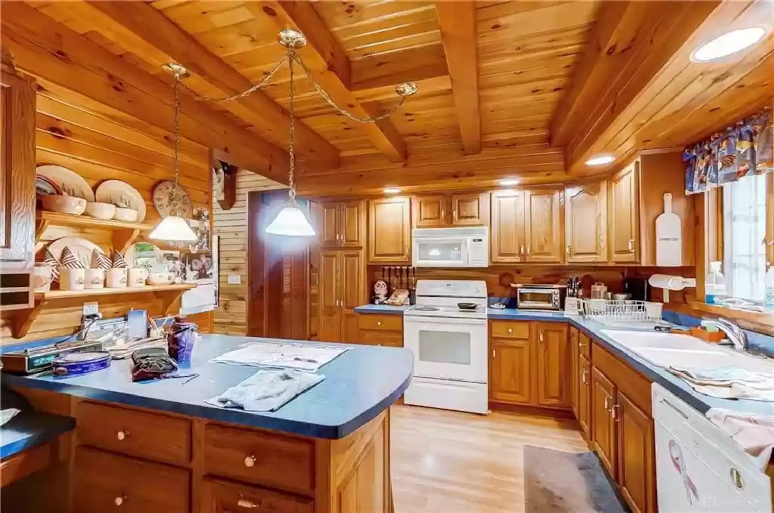 PHOTOS: Custom log-cabin style home listed near New Carlisle