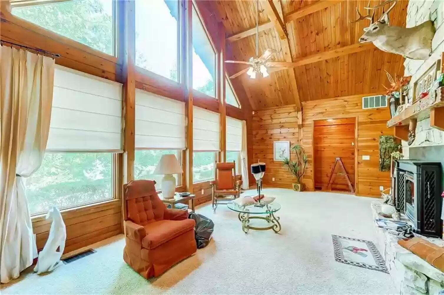 PHOTOS: Custom log-cabin style home listed near New Carlisle