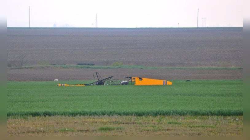 One person is dead after a plane crash near Richmond Sunday morning / Photo by FOX 59 Staff