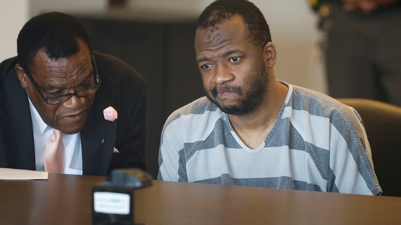 Hermanio Joseph sits in court as he listens to the family of Aiden Clark make statements during his sentencing Tuesday, May 21, 2024. BILL LACKEY/STAFF